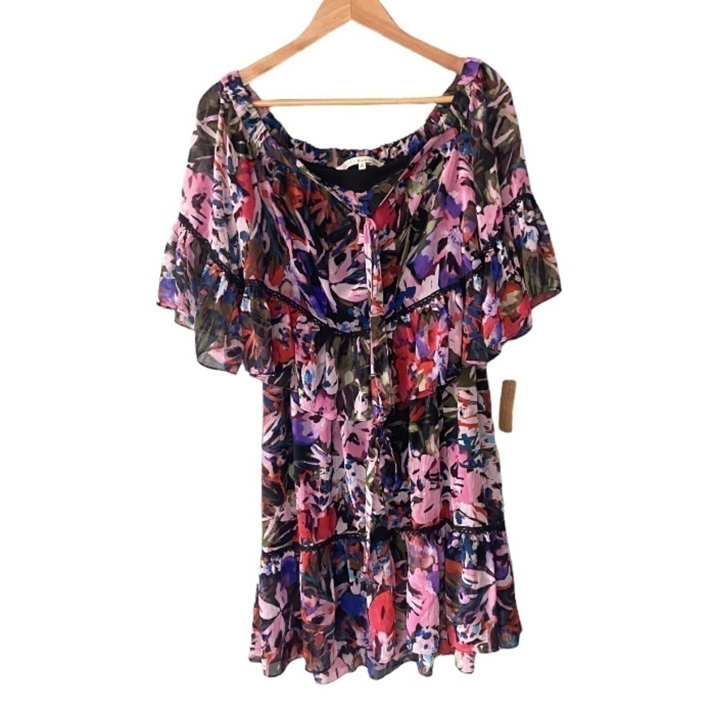 NWT Rachel Roy Tropical Floral Halter Dress